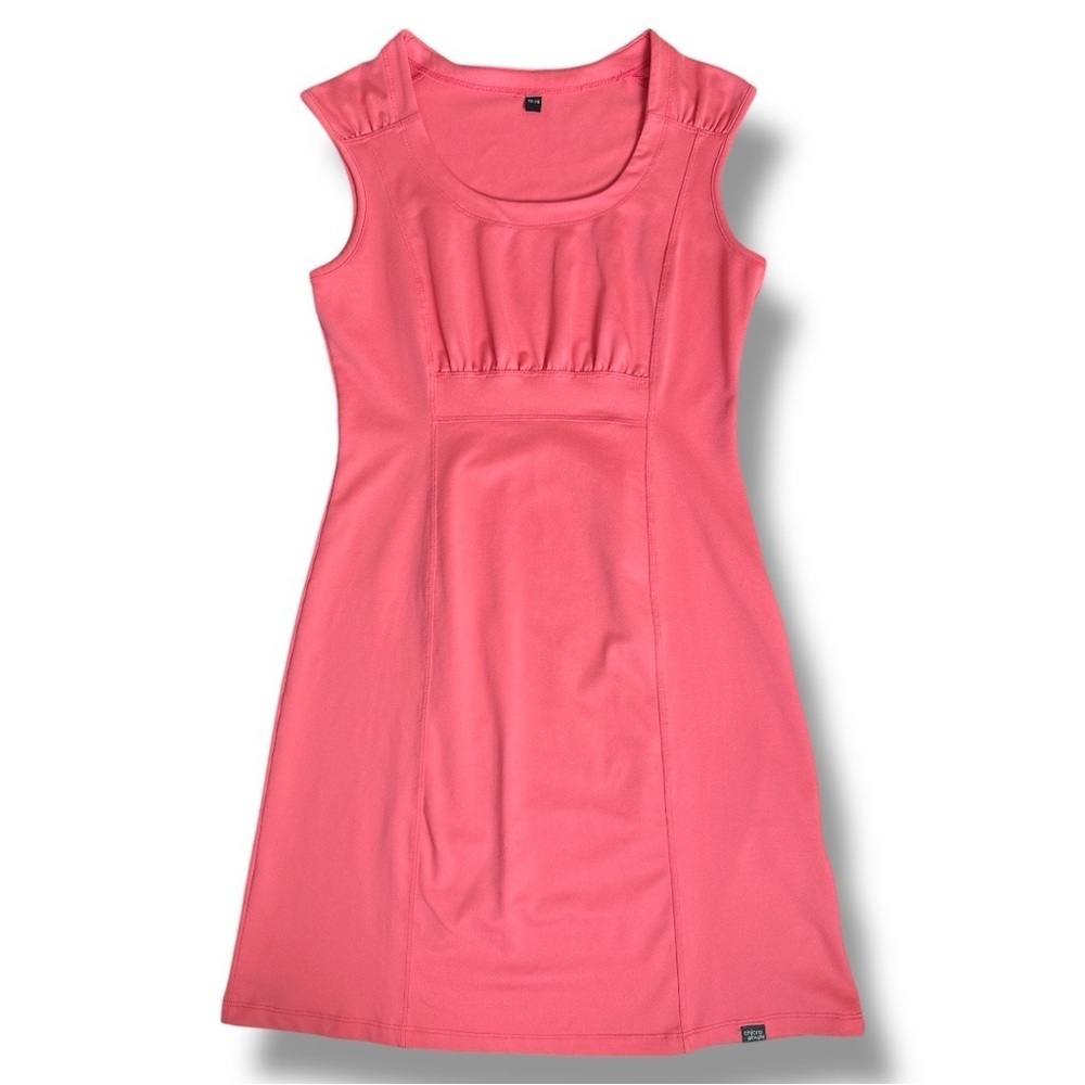 Chlorophylle Sleeveless Dress Sz XS Pink Travel Minimalist Versatile Stretchy